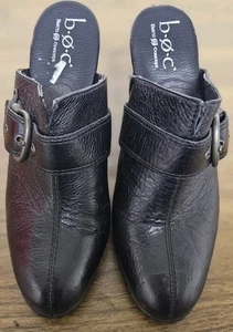 Damengröße 10M B.O.C. Born Concept Karley Clogs schwarz Leder  - Bild 1 von 7