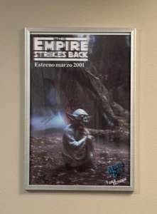 Star Wars • Imperio Contraataca • Póster 3D Película Release Yoda 2001 de España - Imagen 1 de 18