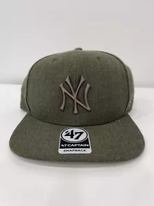 '47 New York Yankees MLB Captain Snapback Cap Mütze Oliv Neu Mit Etikett - Bild 1 von 5