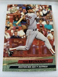 Tarjeta de béisbol Fleer Ultra 1992 #12 de Tom Brunansky de los Medias Rojas de Boston Nueva Mt ¡envío gratuito! - Imagen 1 de 2
