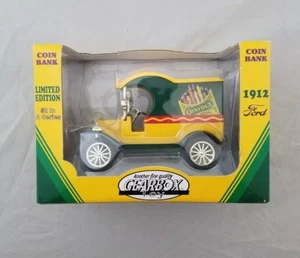1998 Crayola Truck Coin Bank Diecast 1912 Ford Limited Edition #2 in a Series - Picture 1 of 3
