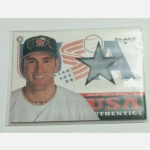 doug mientkiewicz black diamond usa authentics 2000 1B baseball card - Picture 1 of 8