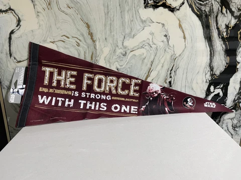 (Set of 2 included) Florida State Premium Pennant 12" x 30" - Star Wars - FSU Cover