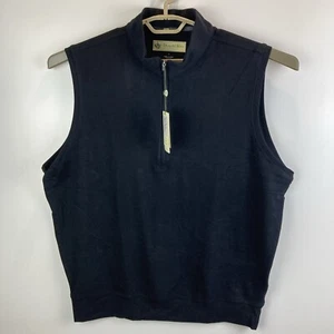 Gilet Donald Ross Uomo Large TYR The Year Rounder Nero Performance Pile NUOVO - Foto 1 di 10