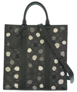 LOUIS VUITTON x Yayoi Kusama Sac Plat Bag Monogram Eclipse Black 2200504256011 - Picture 1 of 15