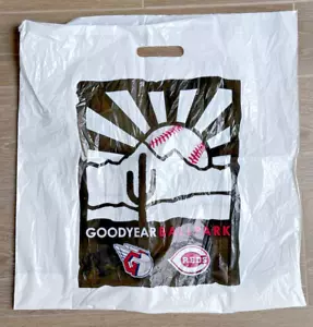 Goodyear Ballpark Reds Guardians Cactus League Plastic Shopping Bag - 20" x 19" - Picture 1 of 2