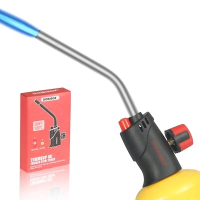 DOMINOX Propane Torch Head Trigger Start Gas Welding Torch Head Map Mapp Pro Soldering