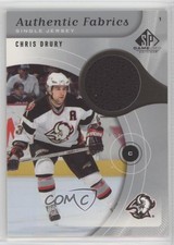 2005-06 SP Game Used Edition Authentic Fabrics Chris Drury #AF-CD