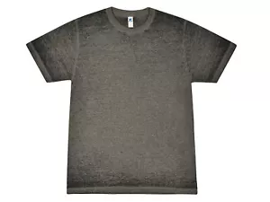Camisetas Burnout Lavado Ácido Negro Adulto S-3XL 50/50 Algodón/Poliéster - Imagen 1 de 1