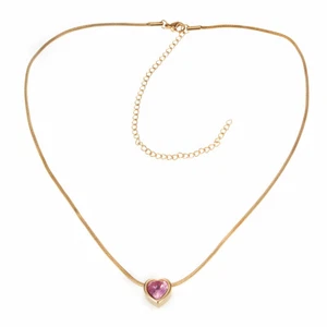 Dragon Heart pink gold mit Swarovski Kristall Magnetix Retro Fashion Style # 470 - Bild 1 von 2