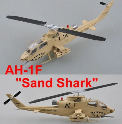 Easy Model 1/72 US Army AH-1F Sand Shark Helicopter Plastic Model #37099 - Image 1 of 4