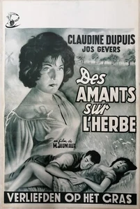 LA MAUDITE - DES AMANTS SUR L'HERBE- ORIGINAL BELGIAN MOVIE POSTER - Picture 1 of 1