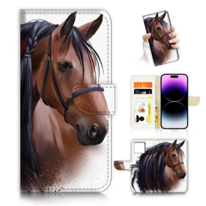 ( For iPhone 11 ) Wallet Flip Case Cover AJ26549 Horse - Photo 1 sur 6