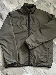 Timberland Reversible Jacket Lined Thermal Windbreaker Dark Green Unisex - Picture 1 of 19