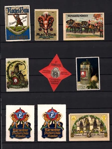 Lote de viñetas: Thema Bier, Múnich (O-43-1) - Imagen 1 de 1