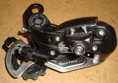 VTT Dérailleur chaine Arrière Tourney RD-TX35 SIS SHIMANO NOIR ARGENTE  - Photo 1/4