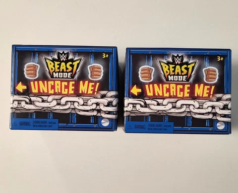 2 Boxes WWE Beast Mode Series 2 Mystery Mini Figure Lot Mattel NEW FREE SHIPPING Cover