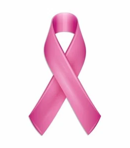 Pink Ribbon Breast Cancer Awareness Stickers 100 Pack - High Quality Full Color - Picture 1 of 6