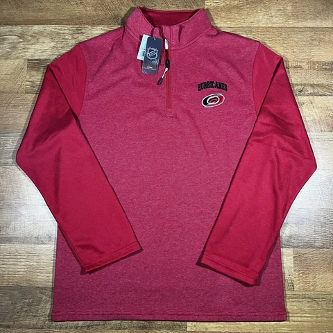Men's Carolina Hurricanes NHL Apparel Lightweight Pullover Jacket Size Medium M Cover