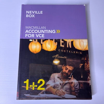 Macmillan Accounting VCE Units 1 & 2 Student Book by Neville Box Paperback Book - image 1 of 4