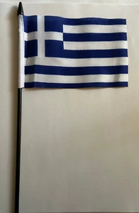 Greece Desk Flag 4" x 6" Inches - Picture 1 of 1
