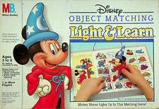 Disney Light & Learn: Object Matching - MB (1986) - #4718 - Preowned