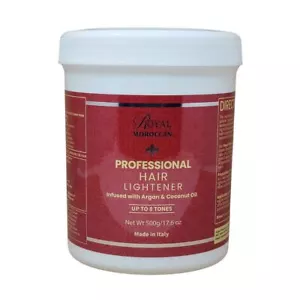 8+ Levels Professional Hair Lightener Infused with Coconut and Argan Oil - Picture 1 of 3