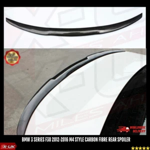 Alerón trasero de fibra de carbono estilo M4 para BMW Serie 3 F30 2012-2016 - Imagen 1 de 13
