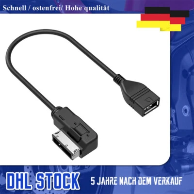 MMI MDI AMI 3G - USB AUX Audi VW SEAT Skoda A3 A4 Music Interface Adapter Kabel - Bild 1 von 4