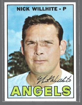 Nick Willhite 1967 Topps Baseball Card #249-California Angels - Image 1 of 2