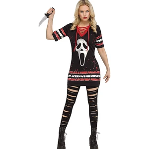 Ghost Face Dress Costume - Playboy - Picture 1 of 3