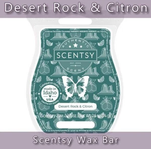 Scentsy Wax Bar Melts Desert Rock & Citron Scent (3.2 fl. oz.) Retired NEW - Picture 1 of 2
