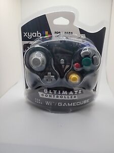 XYAB Wired Controller for Nintendo GameCube (Smoke Black) New