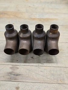 4pc Lot 1 "x 1/2" x 3/4" Copper Reducing Tee - Picture 1 of 2