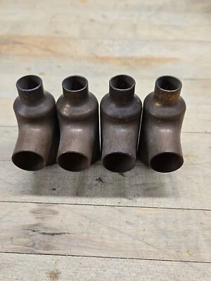 4pc Lot 1 "x 1/2" x 3/4" Copper Reducing Tee  - Image 1 of 2