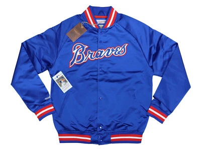 Mitchell & Ness Atlanta Braves MLB Cooperstown Collection Men's Jacket NWT - Image 1 of 3