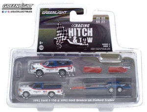 Greenlight 1/64 HITCH & TOW 1992 Ford F-150 & 1992 Ford Bronco BFGoodrich 31110A - Picture 1 of 1
