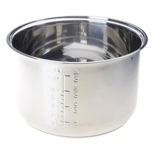 Nonstick Replacement Inner Pot for Rice Cooker 304 Stainless Steel Inside Bowl - Picture 1 of 11