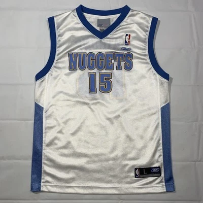 Vintage Carmelo Anthony Denver Nuggets Reebok Jersey Youth Size Large 14/16 - Image 1 of 4