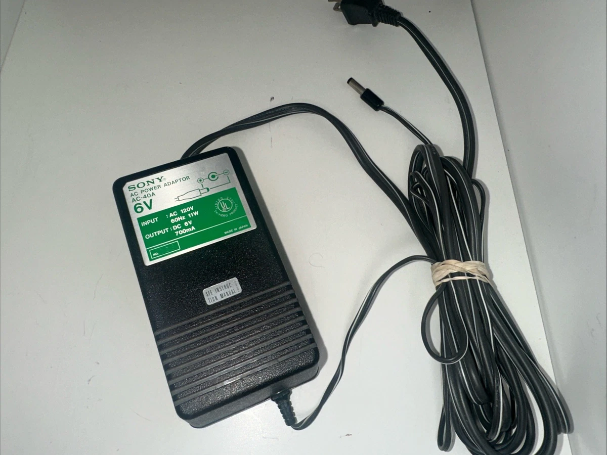 Sony 6 V Multipurpose AC to DC Adapters for sale | eBay