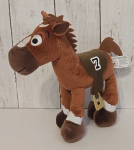 Disney Parks 9" Peluche Pixar Toy Story Race Horse #7 Brown Bullseye Woody - Imagen 1 de 7