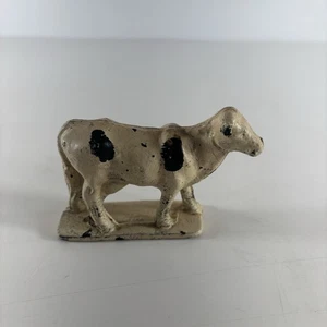 Vintage Kastanienbraun Aub-Rubr Gummi Holstein Kuh Tier Figur - Bild 1 von 6