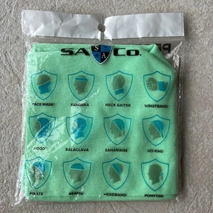 NEW Soul of Adventure 12-In-1 UPF 30+ Neck Gaiter Face Mask Balaclava Hat GREEN - Picture 1 of 7