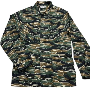 Wallace & Barnes Jacket Mens Size XS Green Camo Field Utility Cotton Twill - Picture 1 of 8