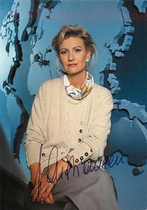 Sabine Christiansen NDR Autogrammkarte 1992 TV-Moderatorin signiert - Bild 1 von 2