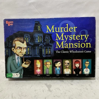 Juego de Mesa Murder Mystery Mansion COMPLETO Juegos Universitarios 2008 Foto 1 de 4