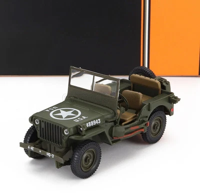 MODELLINO MILITARE STATICO IXO AUTO JEEP WILLYS MB 1943 MODELLISMO SCALA 1:43 - Immagine 1 di 4