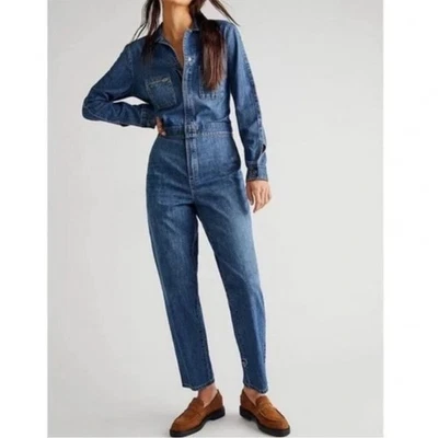 Mono vaquero Lee x Free People moderno vintage Union alls nuevo con etiquetas pequeño Foto 1 de 4