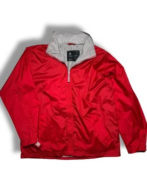 B&C Collection Atlantic Shore Red Lightweight Jacket Windbreaker Size Large - Image 1 of 4