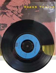 Roger Taylor Man on Fire 7"Vinyl Record 1984 in picture sleeve on EMI Rock - Picture 1 of 12